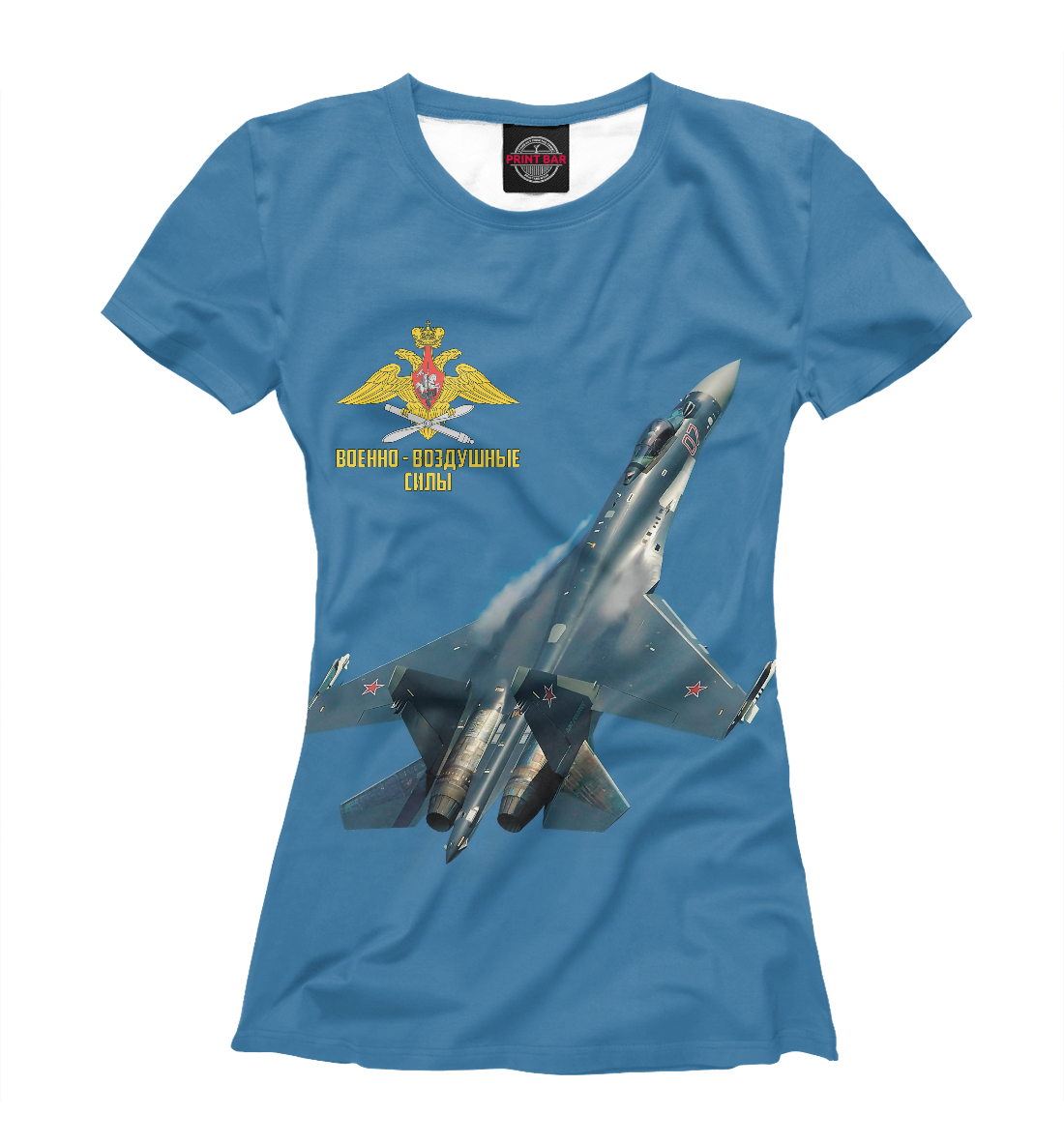 Футболка Военно Воздушные Силы для женщин, артикул: VVS-303533-fut-1mp